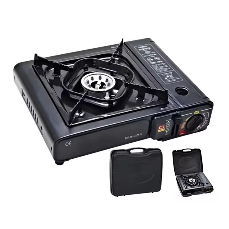 Factory Supply outdoor portable gas stove Mini Camping stove Cast Iron Single burner gas cooker