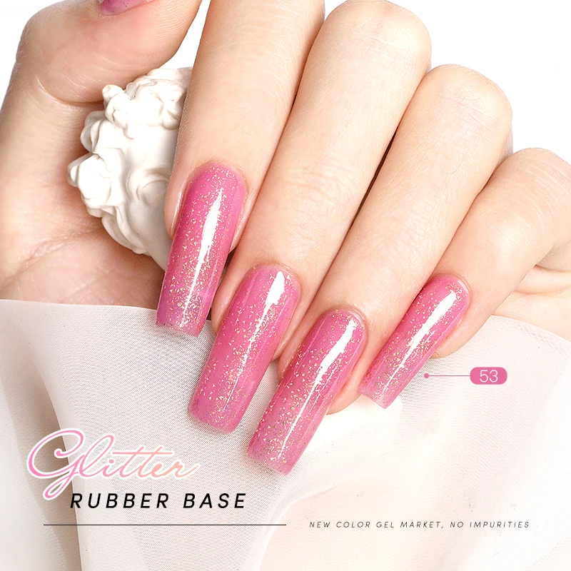 AS 15 ml Rubber Base Coat Colors Nails Supplies Salon OEM Non Toxic Private Label BaseCoat Gel Nail Polish