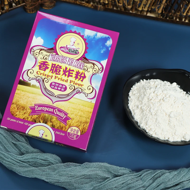 Оптовая Продажа с фабрики Корейская жареная курица хрустящая рыба стейк порошок фаст-фуд Западная еда специальный жареный для продавца