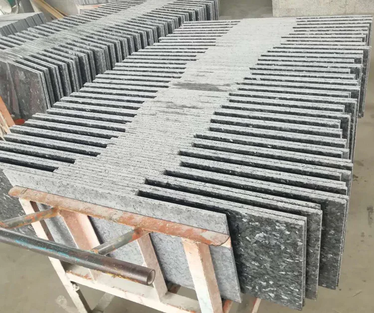 Wholesales Modern Design Blue Pearl Granite Countertops Natural Polished Big Slab for Kitchen for Villas