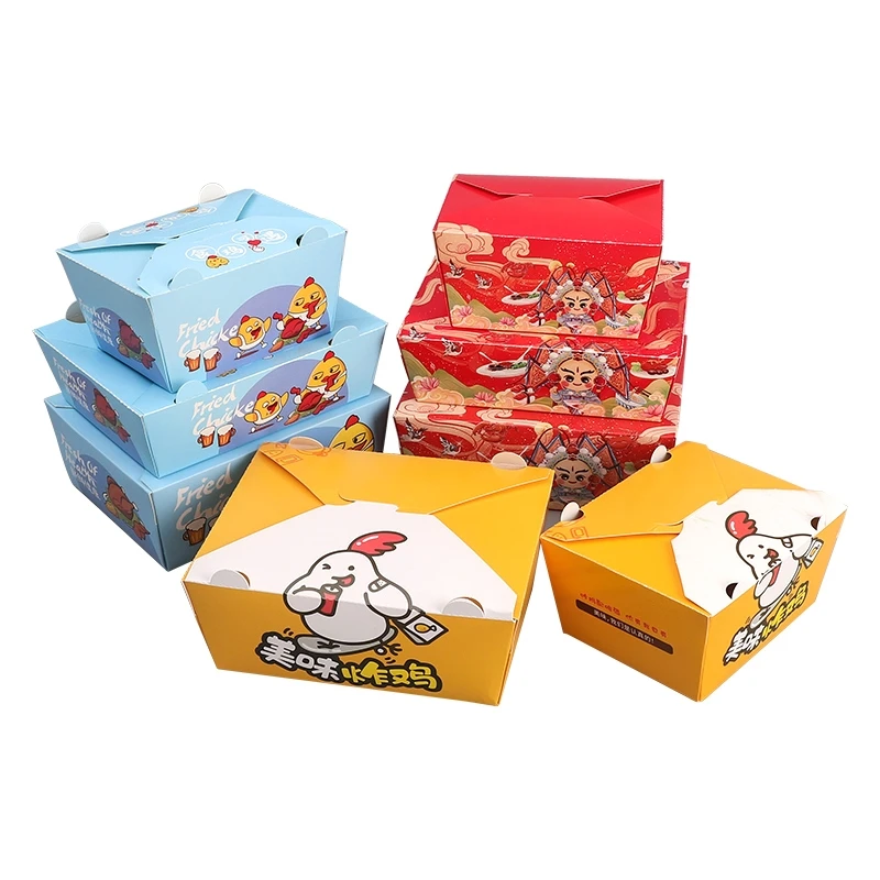 Customized size paper snack box