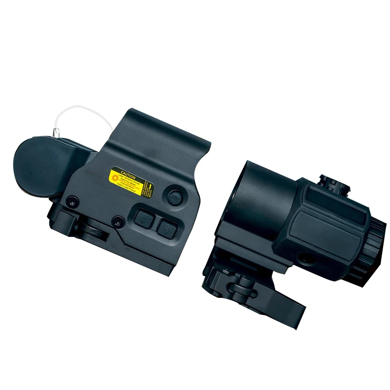 Tactical 558 Reflex Red Dot Sight and G43 4X Magnifier Optical Sight Holographic Sight for Hunting