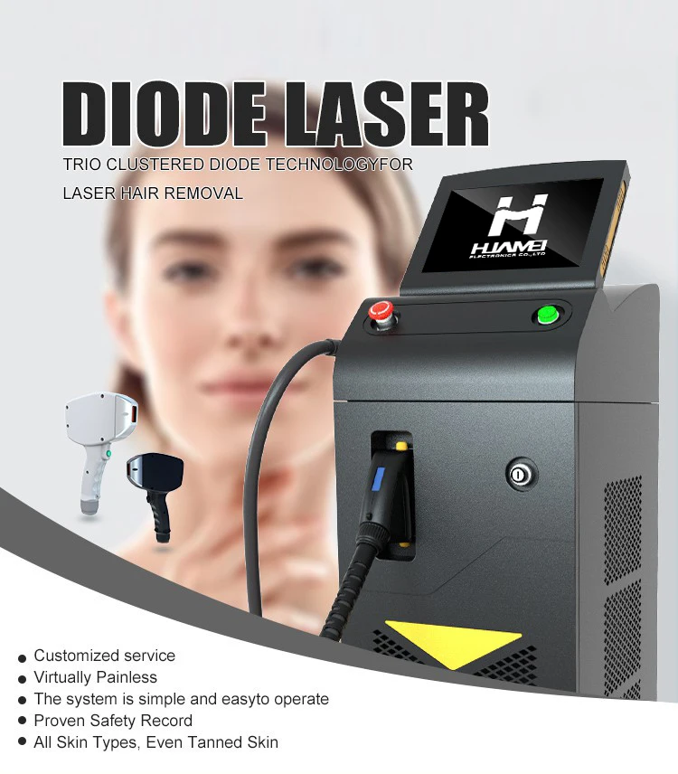 Hair Removal Dubai Emitter 810nm Equipment White Cosmetic Instrument Machine Dilas Diode Laser Bars