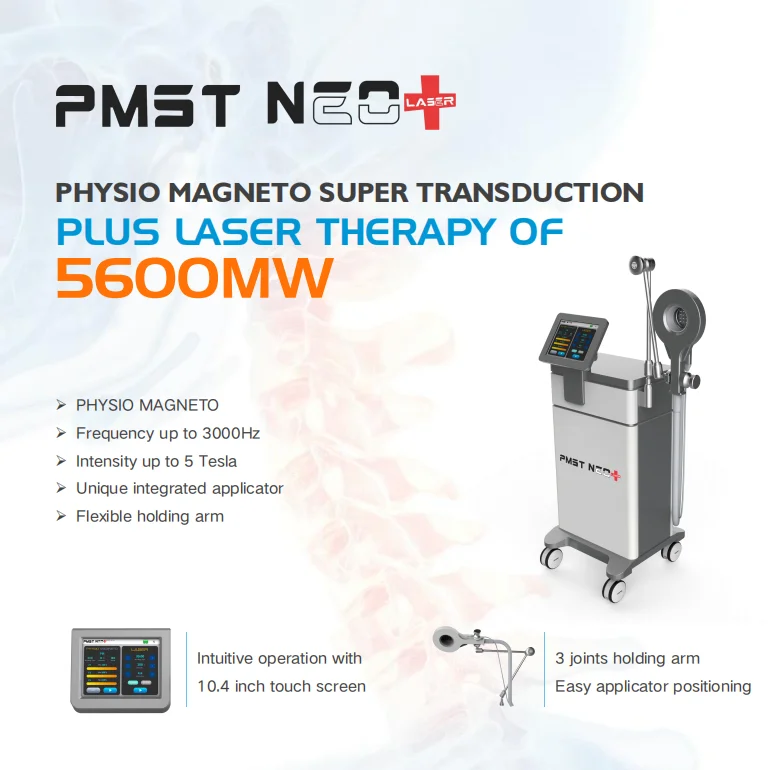 Standing Physio Magneto NEO+ Machine Joint Pain Relief Magnetic Diode Laser Body Skin Injury Therapy Shock Wave Magnetotherapy