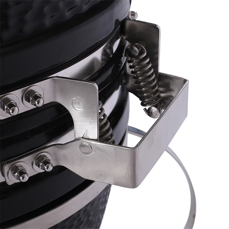 Kamado Grill 16 Inch 2021 Metal Top Vent  Equienta Cover Divide Pizza Cooper China BBQ Grills Kamado 16 Propane Outdoor