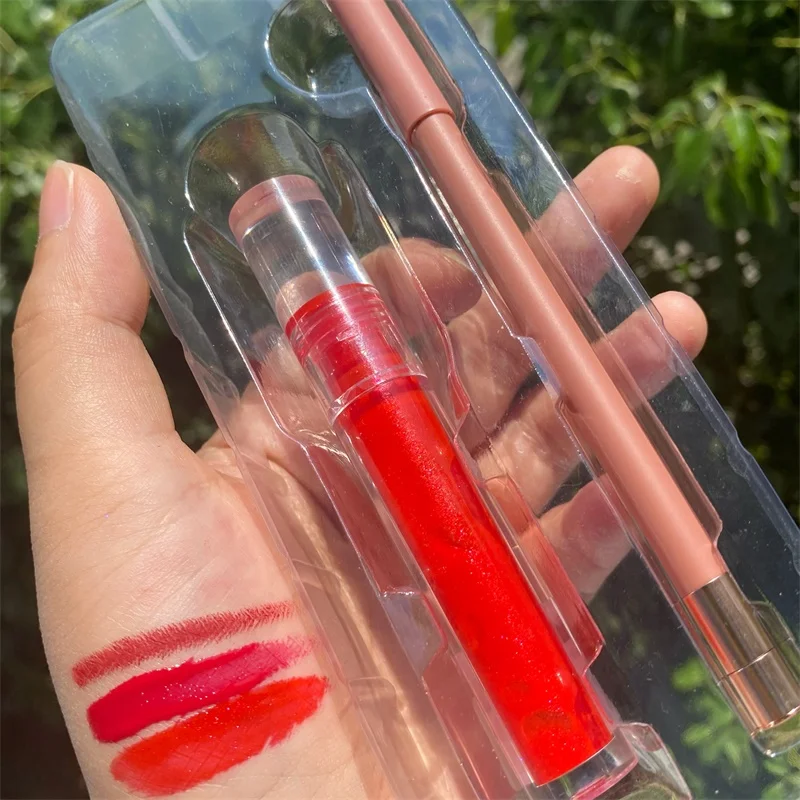 Lip Vendor wholesale hot selling Liquid lipstick kit private label Lip gloss and lip liner set