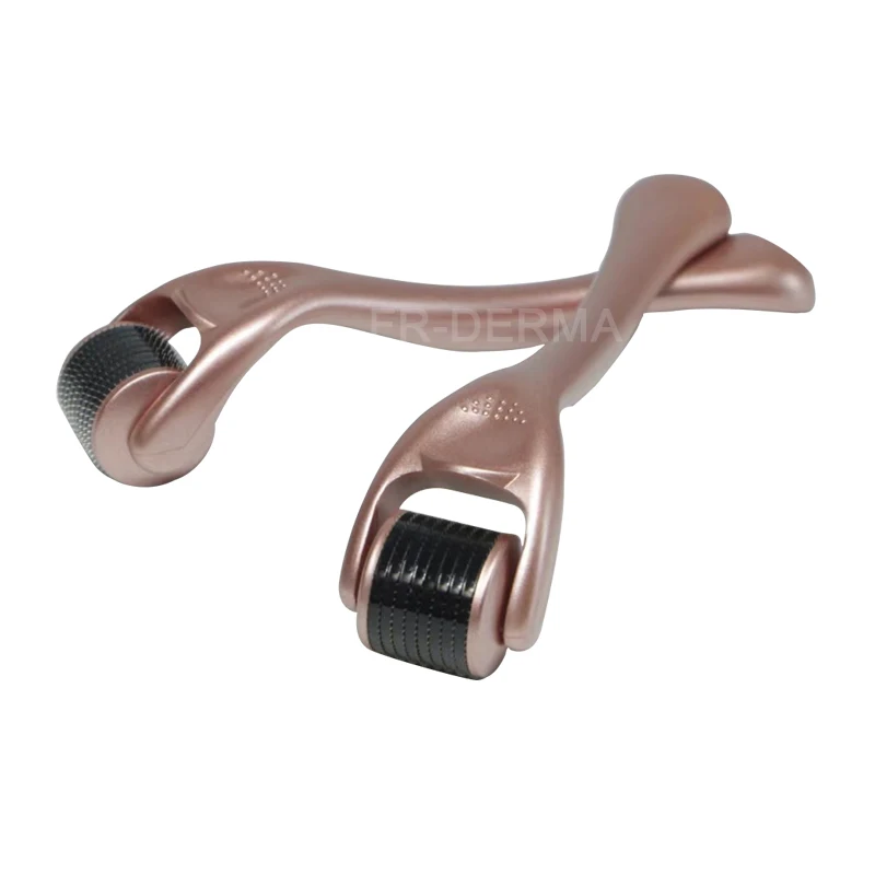 Matte Black Derma Roller  0.5mm For Face Body Beard Hair Growth Titanium Dermaroller Beard Roller darma roller for hair