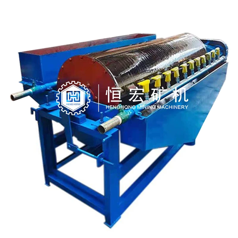 Iron Ore Powder Magnetic Separation Equipment Permanent Magnet Drum Wet Magnetic Separator Iron Ore Remover Powder Purifier