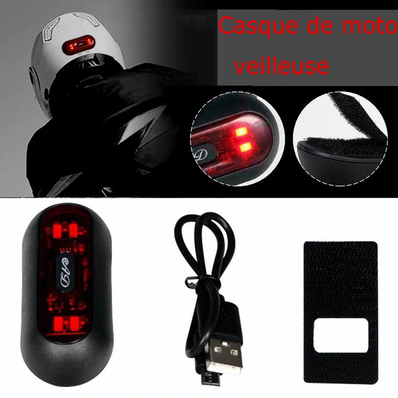  Nouveau Шлем де вело светомузыка USB перезаряжаемые pour velo с жесткими защитными аксессуары шлем нашлемный
