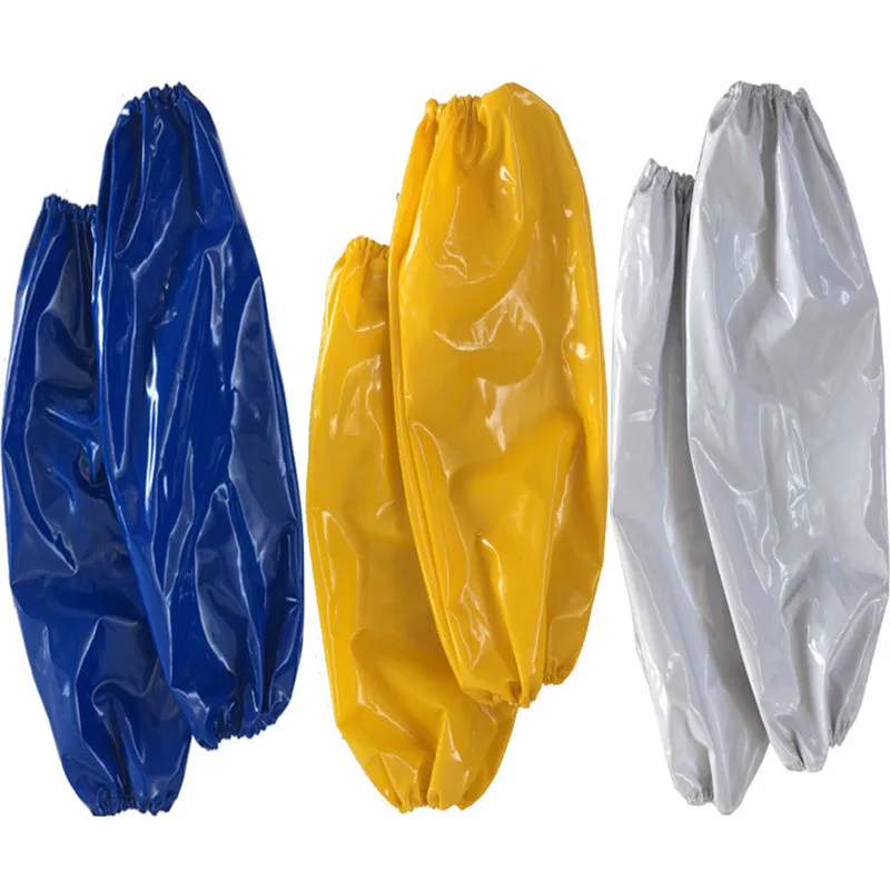 Oversleeves Waterproof Sleeves Women PVC Arm Ruffles for Work Anti-dirty Hand Sleeve Kitchen Household Cleaning Oil-proof Sleeve