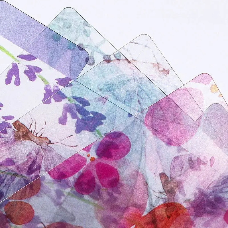 Plastic Matte Translucent Binder Tab Cards 6 Holes A6 A5 A4 Binder Index Dividers PVC Insertable Index Page planner