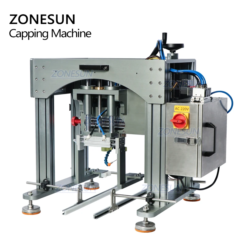 ZONESUN ZS-XG20 Desktop Spray Head Dropper Bottle Table Capping Machine Supply For Sanitizer Bottle Spray Caps