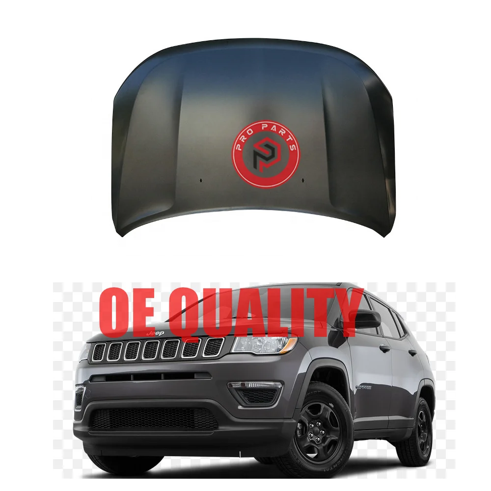 Профессиональные комплекты для кузова автомобиля, капот, послепродажное обслуживание 53430188, капот двигателя для Jeep Compass, аксессуары для капота 2017, 2018, 2019, 2020