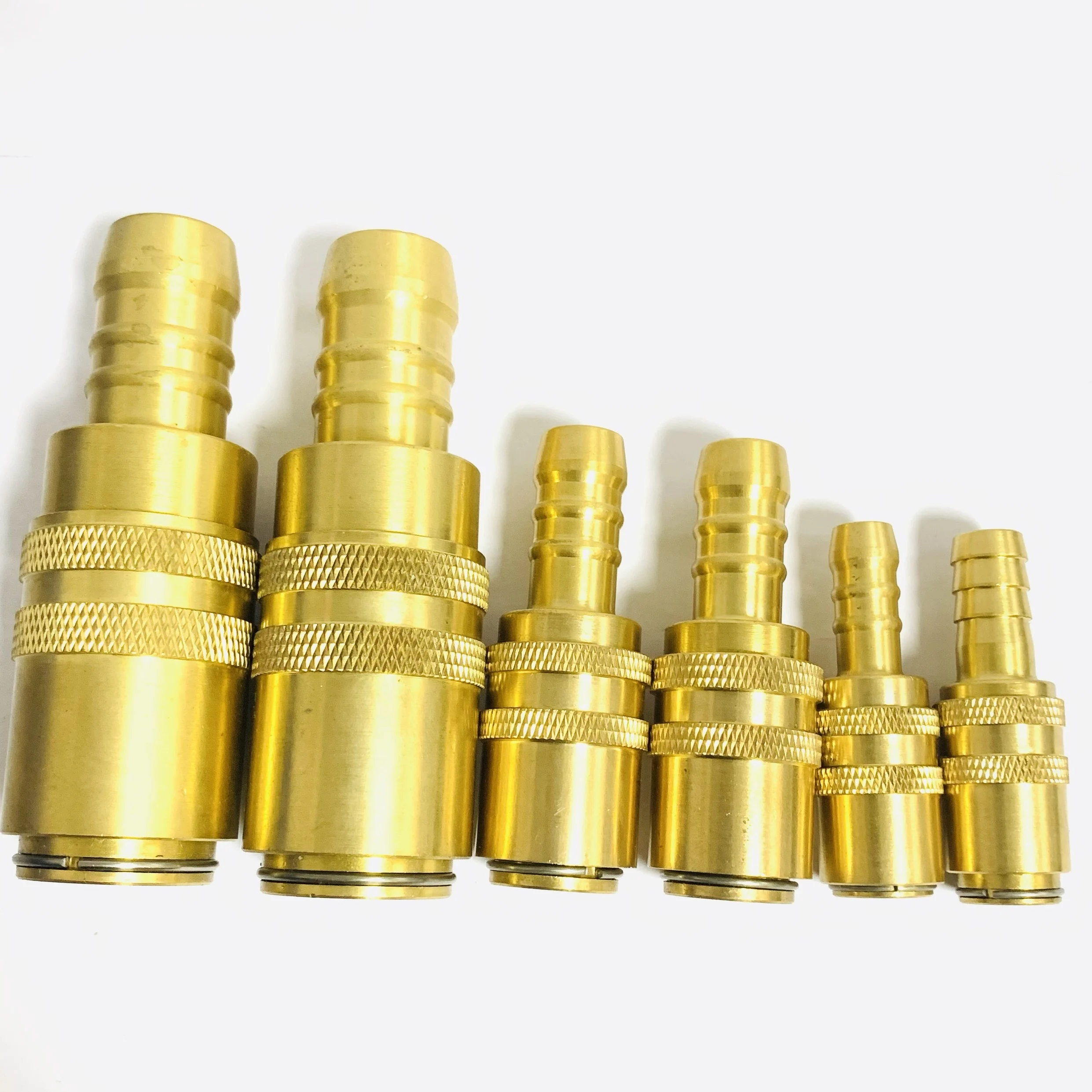 new design brass water quick coupler for hydraulic parts in pipe fittings