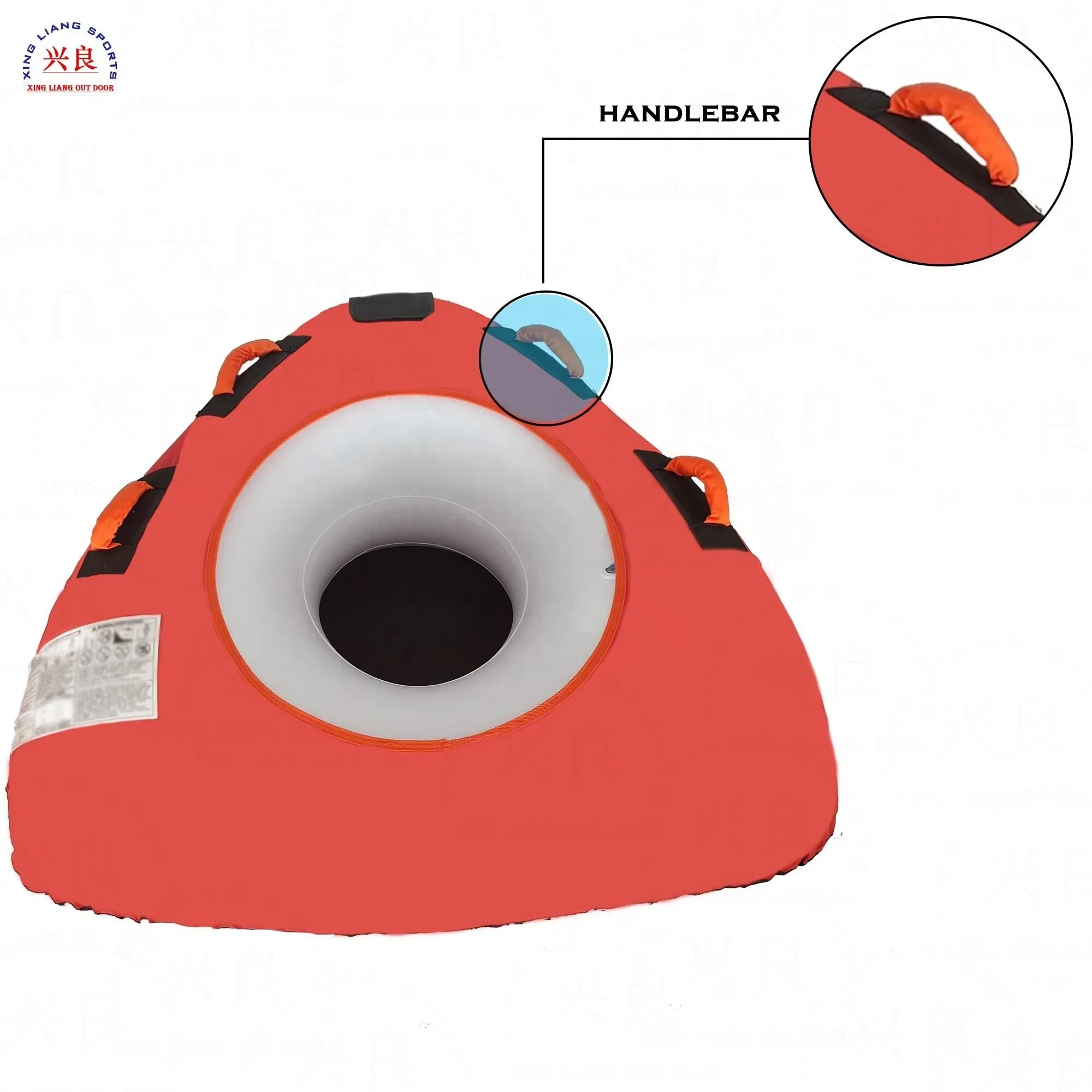 Hot Sale Customized Wholesale 1 Person Inflatable Towable Tube for Water Sport  Boats & Ships