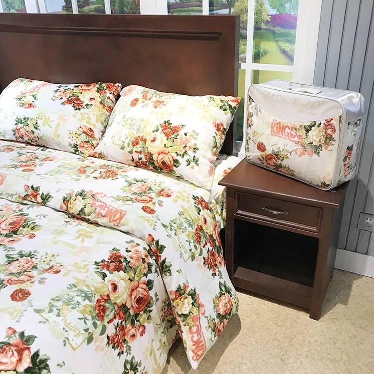 Комплект фланелевого постельного белья с флисовой подкладкой, качественный роскошный китайский жаккардовый Комплект постельного белья для взрослых из 100% полиэстера, размер King, 60, 4 шт.