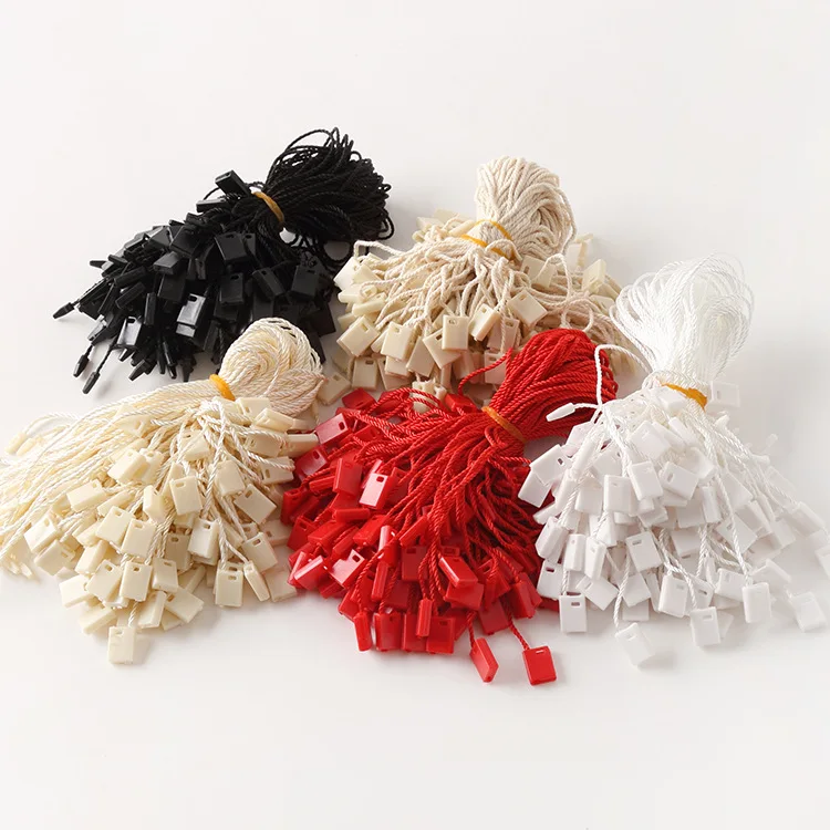 YNS Wholesale Cheap Plastic String Seal Tags Hanging Tablets Hang Granule For Garment