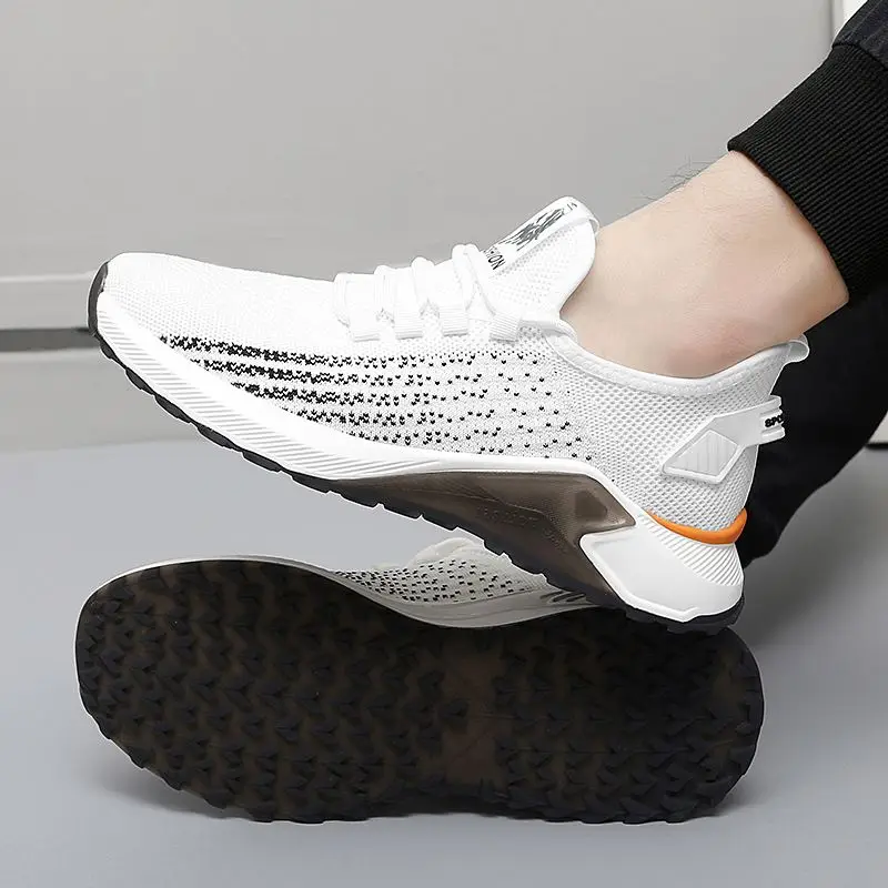 High quality casual footwear for men uk sneakers custom summer breathable OEM mens shoes designer traction sole