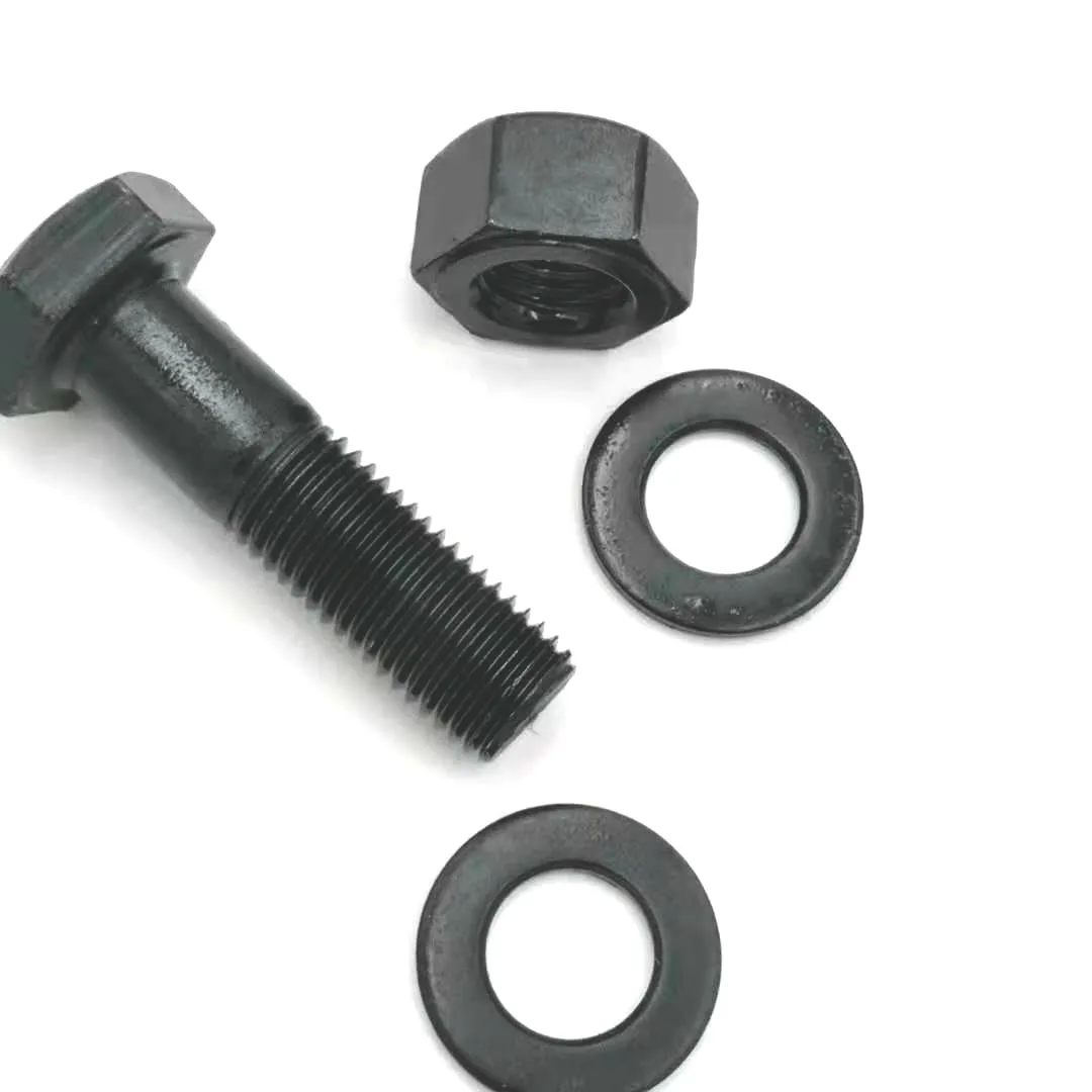 
grade 8 black hex cap bolts screws, nuts, washers set 