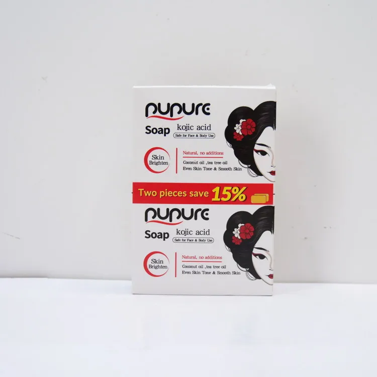 The Best Luxury Packaging Bleaching Gold Super Whitening X3 Lemon Transparent Facial Soap For Sensitive Skin With-Glutathione