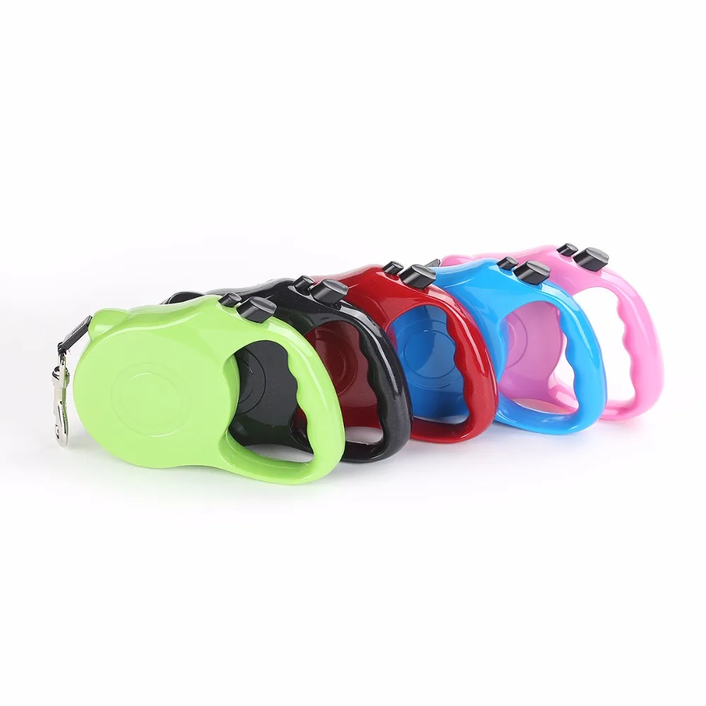 Extending Puppy Walking Tractor Nylon 5M Pet Products Automatic Retractable Dog Leash For Small Medium Dogs