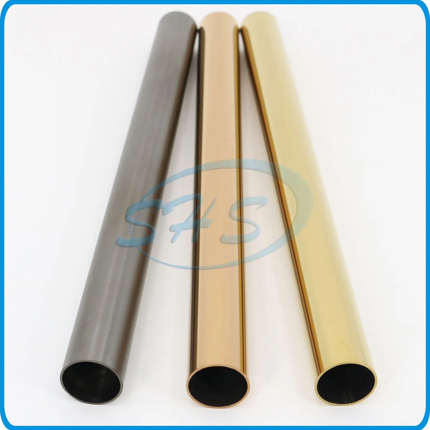AISI 201 304 316 inox electric polishing metal tube round square rectangular oval slot embossed section welding stainless pipes