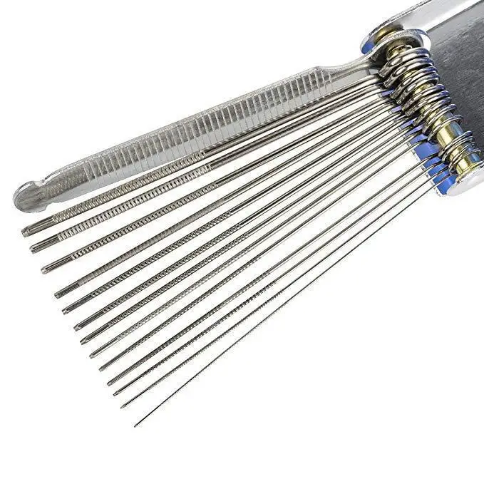 13 needles+1 welding nozzle stainless steel cleaning needle motorcycle carburetor carburetor cleaning set