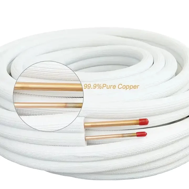 Insulated copper pipe for A/C other refrigeration & heat exchange equipment