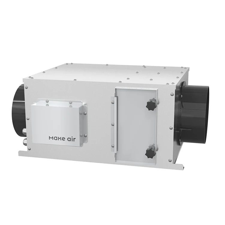 2022 new design h13 hepa ventilation system filter smart air purifier for home allergies pets hair