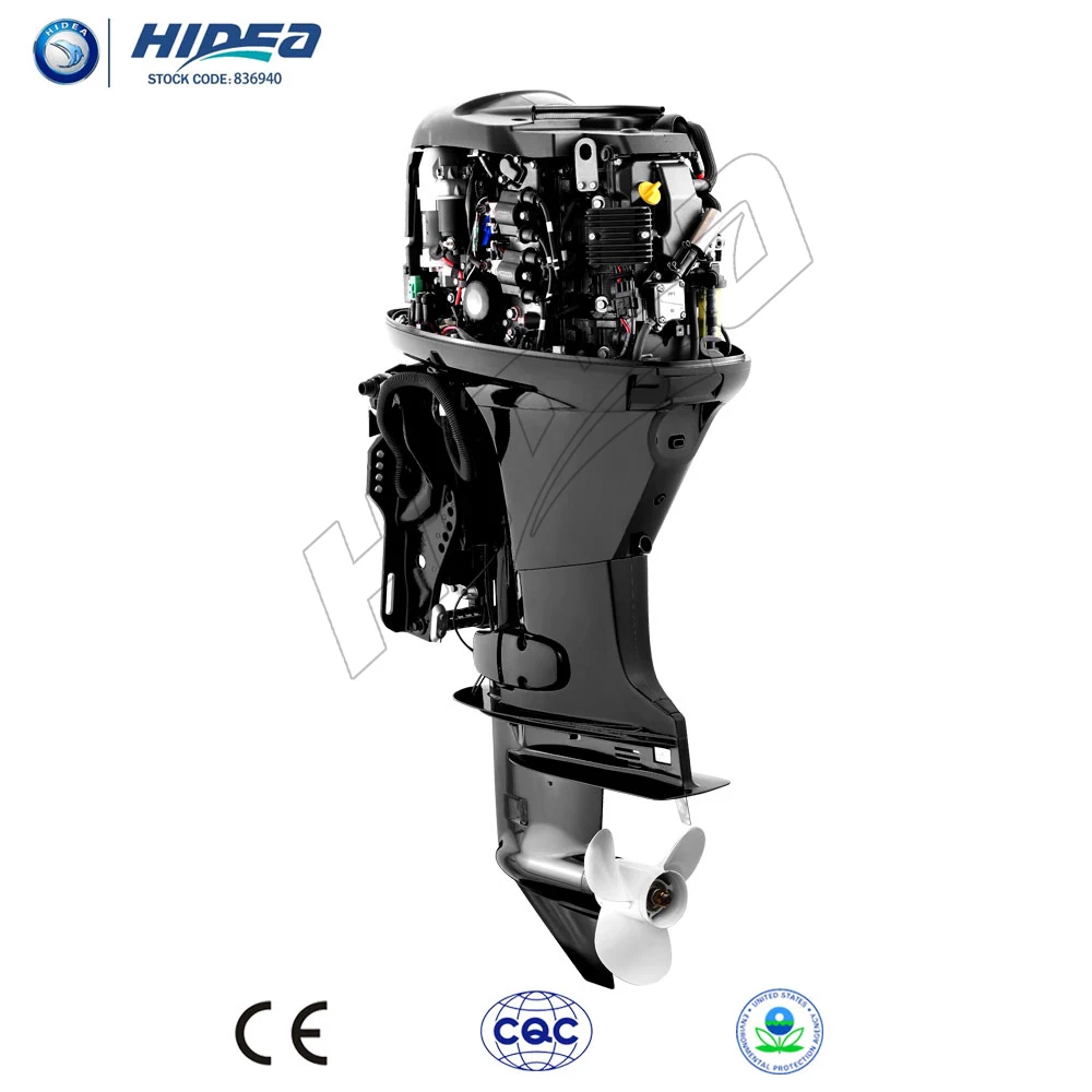 Hidea CE Approved EFI 40hp Outboard Engine Electronic Fuel Injection  for Sale F40 Black engine motor Mannul/Electric Motor