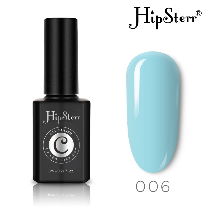Hipsterr Colorful 8ML High-class New Style 100 Colors Gel Polish Good Nail Coverage UV Gel Supplier
