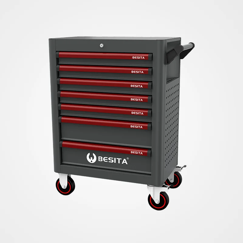 Seven-layer drawer 94-piece hardware repair tool cart new energy insulated tool cart