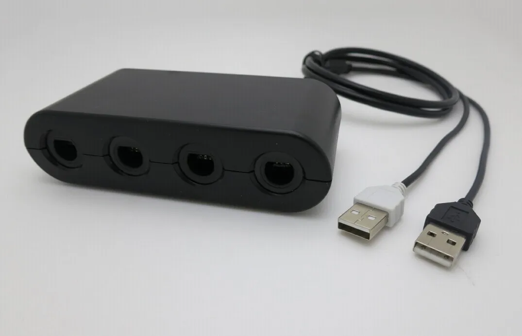 Game controller accessory for GameCube GC Controller Adapter Converter for WiiU PC USB