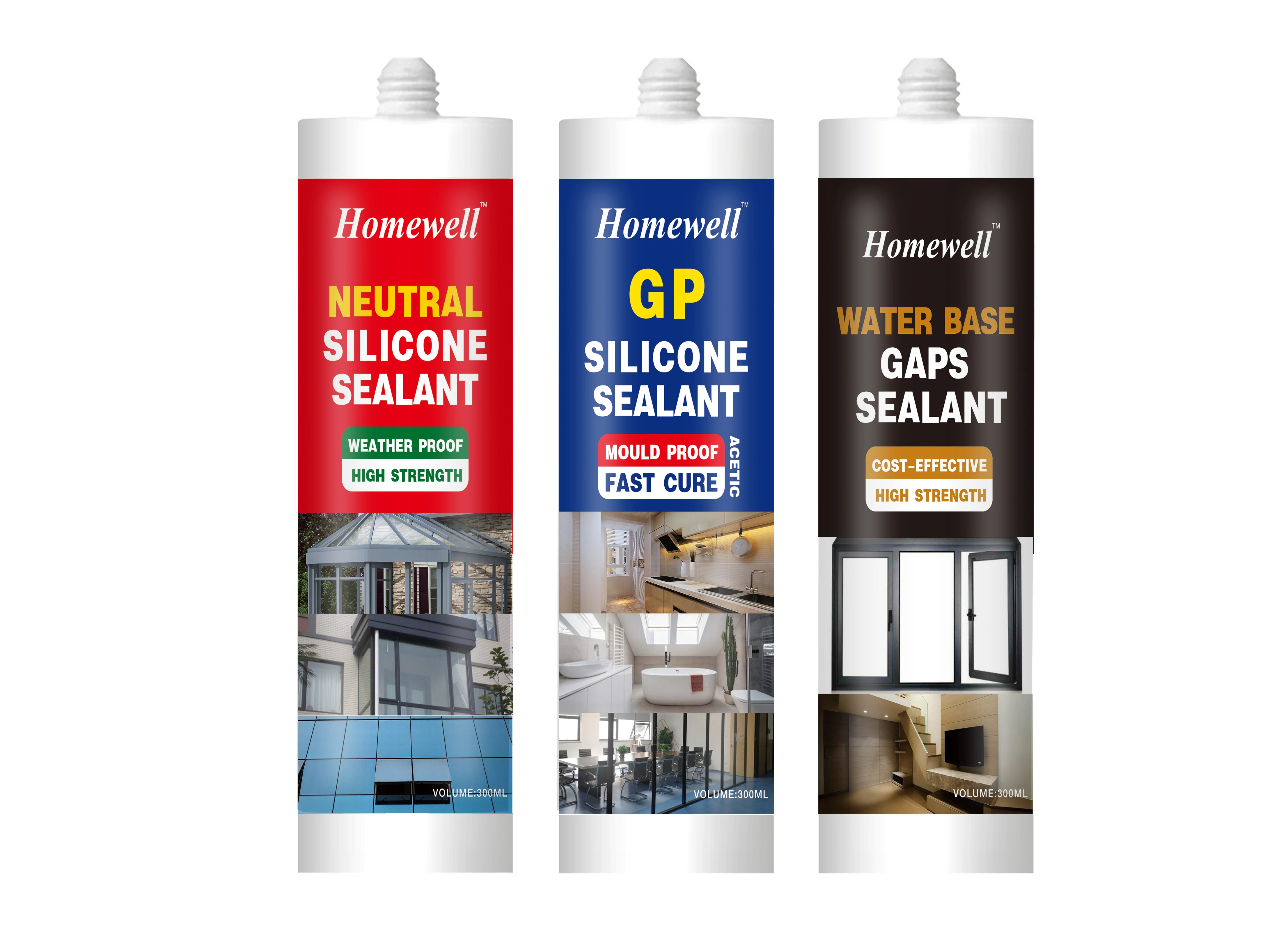 
2020 Hot sell Professional supply General purpose gp transparent waterproof silicone sealant for glass and alu windows and doors 