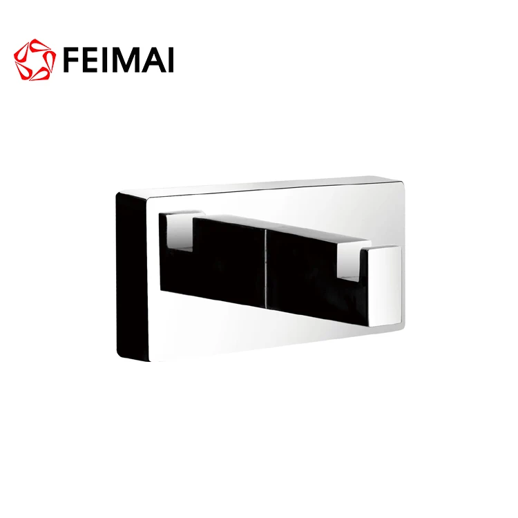 Роскошная латунная вешалка для пальто, халата, шляпы, полотенец, хромированная вешалка с крючками и полосками