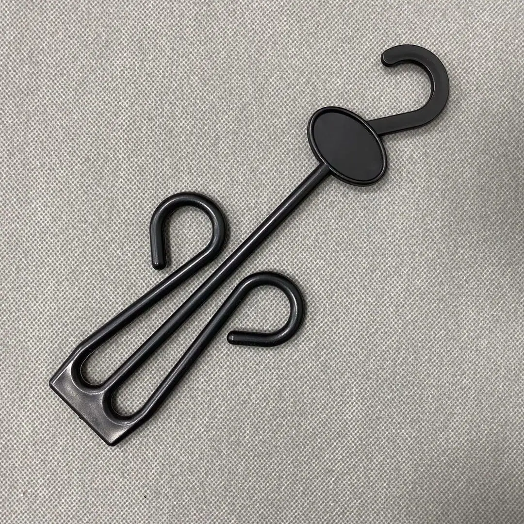 Пластиковые двойные зажимы, крючок для обуви, пластиковые шлепанцы, крючок для шлепанцев