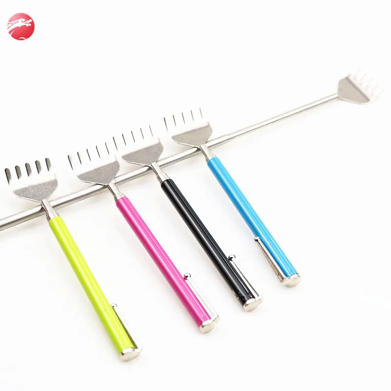 
Factory wholesale extended stainless steel different colors back scratcher 