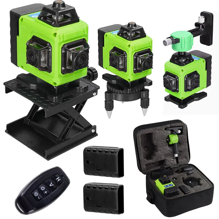 Автоматический самовыравнивающийся лазерный уровень 4D 360