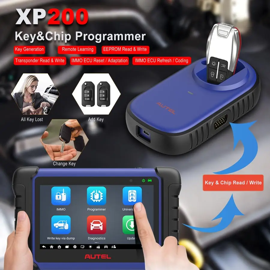 New Arrival Autel IM508S Key Programming Tool XP200 All System OBD2 Scanner Diagnostic Tool IM508S update of IM508 Programmer