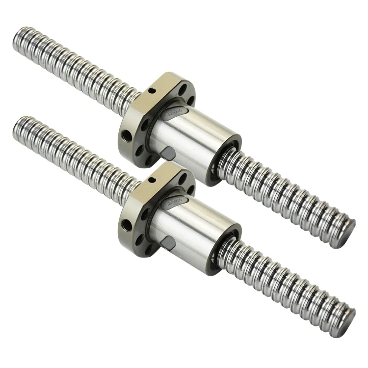 shaft and ball screw set recirculating ball screw SFU series steel ball screw sfu2005