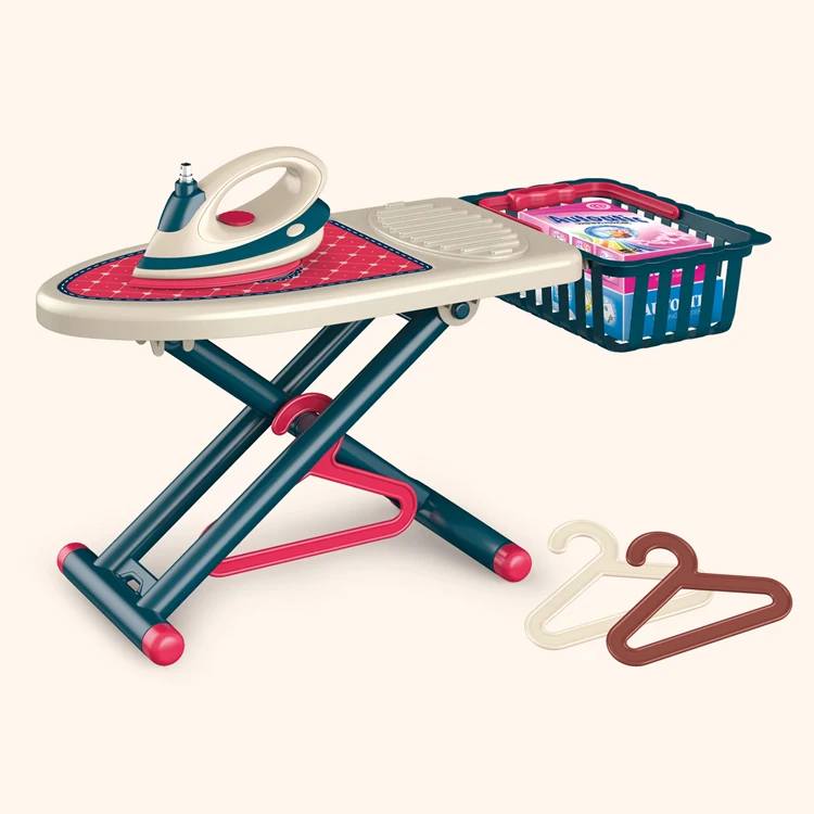 
2021 Hot selling new high quality light B/O iron set toys appliance pretend play house 