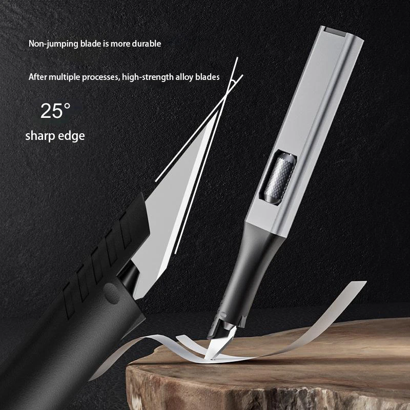 hot sale carving knife set  household manual rubber stamp tool aluminum cutting paper open express knife carving knife