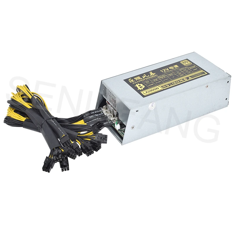 2000W 2U  Machine Power Supply ATX 12V 180-240V 10x6Pin Efficiency Device For hot sale  Various   machines