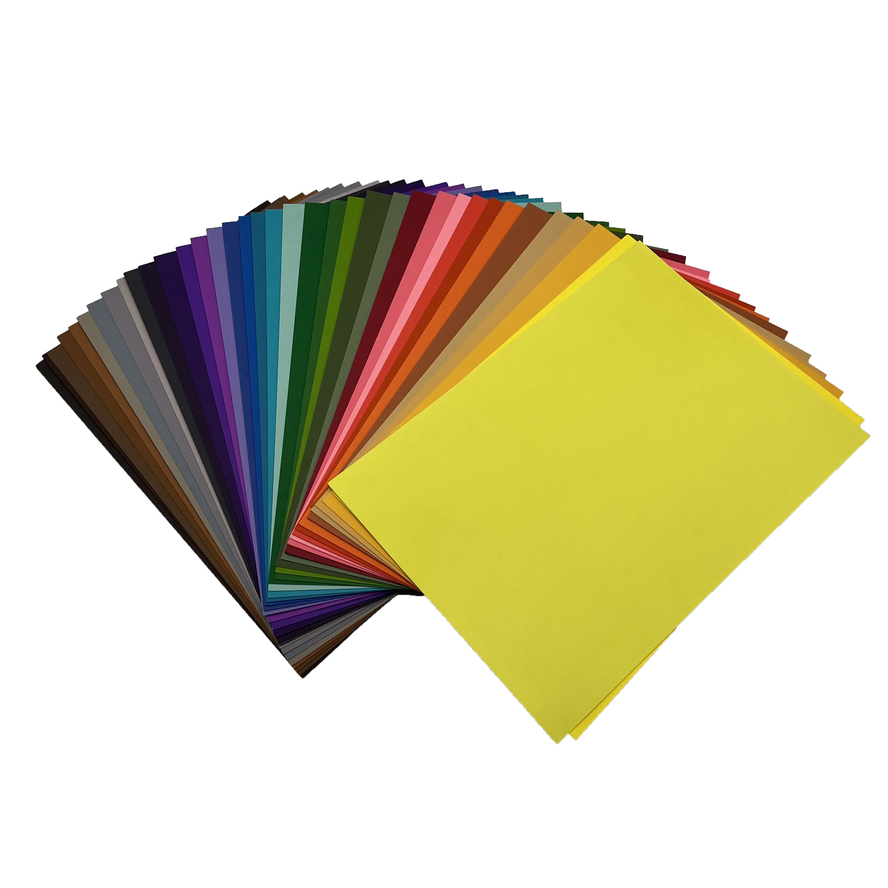 A4 Size 80gsm Colorful Paper Carcboard Custom Wholesale Bright Color Cardboard Origami Paper Fluorescent Paper