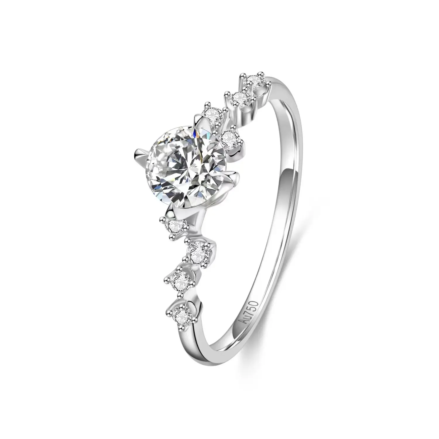 ring 14k 18k lab-grown diamonds engagement ring lab grown diamond jewelry ring