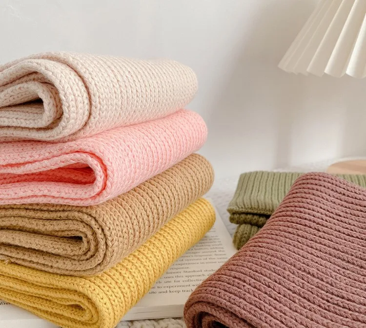 Современный дизайн ручной работы вязаный шарф Зимний Рождественский подарок вязаный шарф