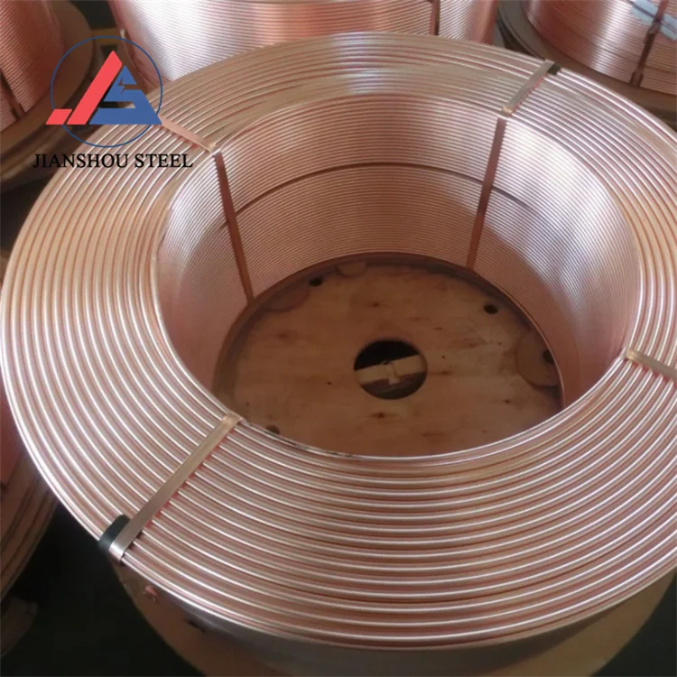 Factory Price Large diameter Copper Pipes ASTM B111 150mm Diameter Straight Copper Tube pipes for air conditioners