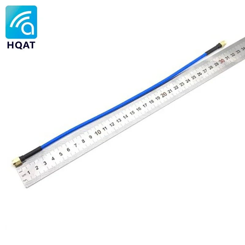 Best Selling Product RP SMA Male To RP SMA Male Plug Blue Jacket RG402 Coaxial Cable