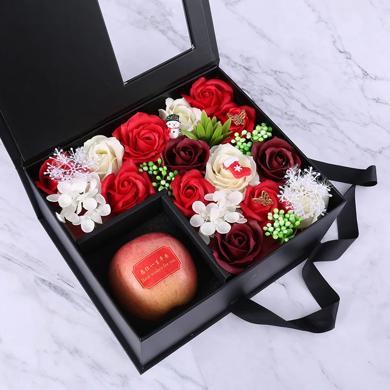 Wholesale Christmas Gift Soap Rose  Flower Gift Box For Friend