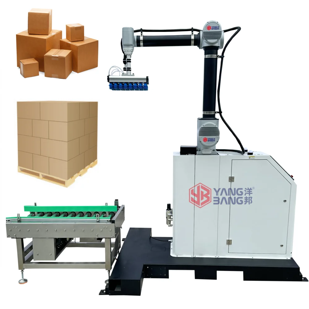 YB-MD16 Automatic Collaborative Robots Pelltizer Water Drink Bottles Robot Stacker Machine